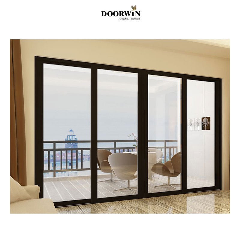 Residential interior insulated high quality thermal break  aluminum sliding glass door for offices DIY — product image 4