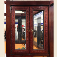 Rosewood carving French Casement Window — thumbnail 2