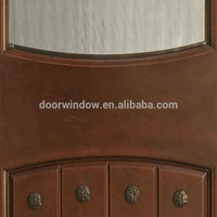 round arched top design glass insert Solid frosted Glass Interior Mahogany Wood entry Doorby Doorwin — thumbnail 7