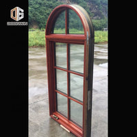 Round shape window grill arch glass windows by Doorwin on Alibaba — thumbnail 2