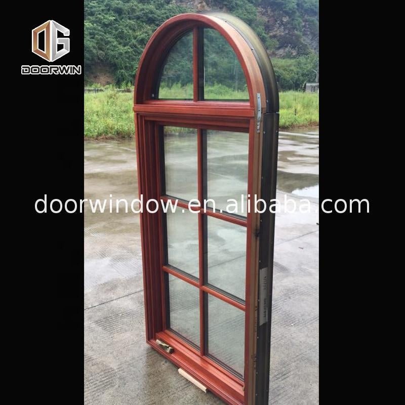 Round shape window grill arch glass windows by Doorwin on Alibaba — product image 4