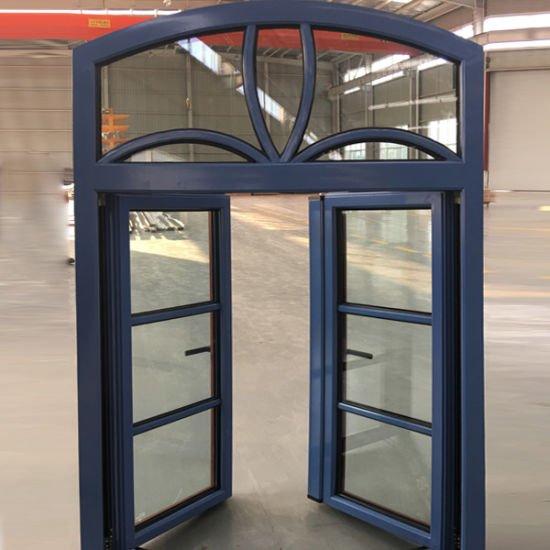 Round Top Flower Design Window Price with Aluminum Clad Oak Wood Frame Grilles - China Window, Round Top Window - Doorwin Group Windows & Doors