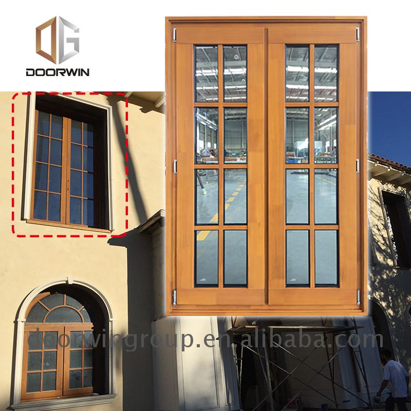 San Francisco industrial wood window arched top fixed windows - Doorwin Group Windows & Doors