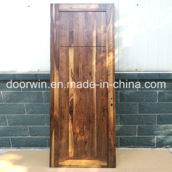 Simple Design Wood Door Finished Room Door Made of American Black Walnut Wood - China Interior House Door, Black Walnut Door — product image 0