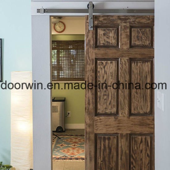 Single Oak Entry Door Panel Sliding Toilet/Closet Doors with Brown Color - China Sliidng Interior Door, Oak Solid Doors — product image 0