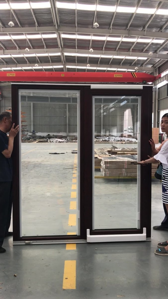 Sliding door with tempered glazing philippines price and design remote control glass by Doorwin on Alibaba - Doorwin Group Windows & Doors