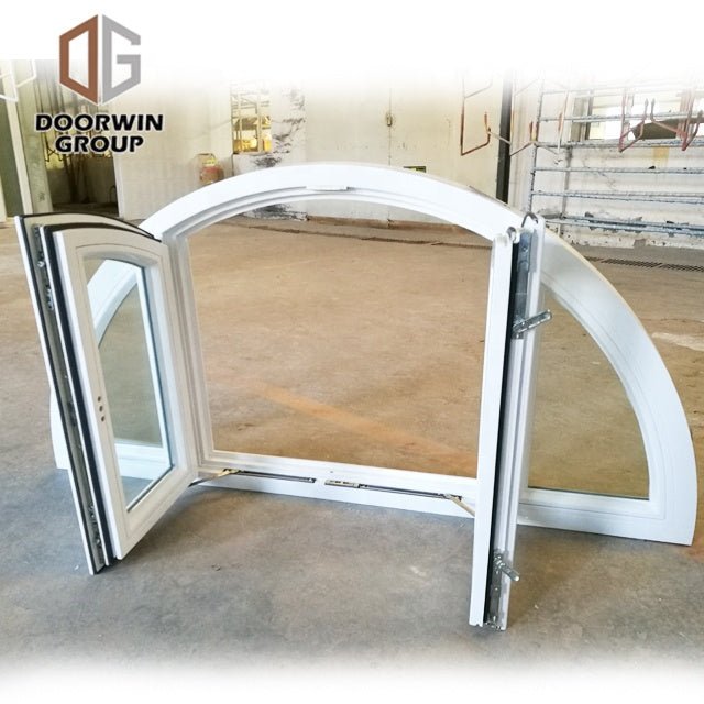 Small decorative house swing out window, 4 panels casement windows — product image 3