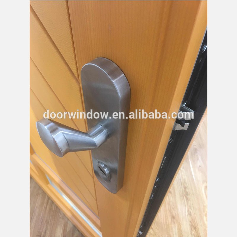 small office wood door with glass new front door by Doorwin - Doorwin Group Windows & Doors