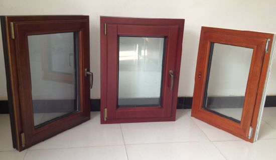 Solid Oak Wood Aluminum Casement Glass Window - China Aluminium Wooden Window, Aluminium-Wooden Window — product image 0