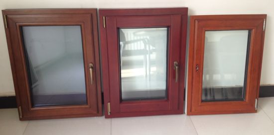 Solid Oak Wood Aluminum Tilt & Turn Window with Double Glazing - China Oak Wood Aluminum Window, Tilt and Turn Window — product image 0