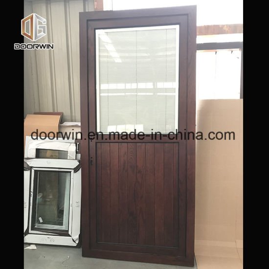 Solid Oak Wood Front Door - China Indian Single Door Designs, Used Exterior French Doors for Sale — product image 0