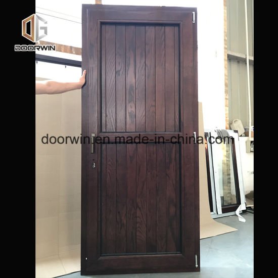 Solid Oak Wood Front Entrance Door - China Casement Swing Doors, Commercial Entry Doors — product image 0