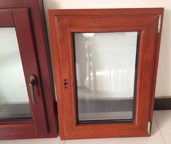 Solid Oaken Wood Aluminium Casement Window for USA Villa - China Aluminium Wooden Window, Aluminium-Wooden Window — product image 0