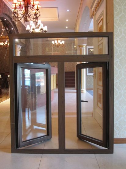 Solid Red Oak Wood Aluminium Glazing Window - China Wood Aluminium Window, Wood Window — product image 0