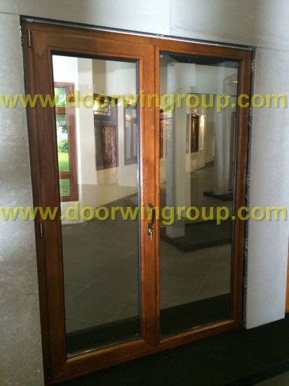 Solid Wood Aluminium Patio Door, Durable Wood Clad Aluminum Patio Door From Reliable Chinese Manufacturer - China Wood Clad Alu Door, Alu Clad Wood Glass Door — product image 0