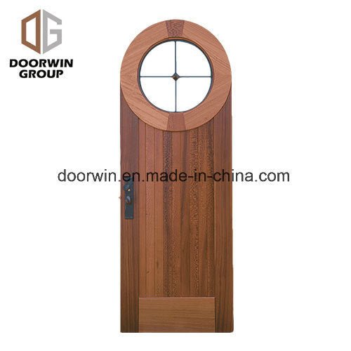 Solid Wood Specialty Shape Single Entry Door - China Glass Double Entrance Door, Hot Sale Tempered Glass Casement Door — product image 0