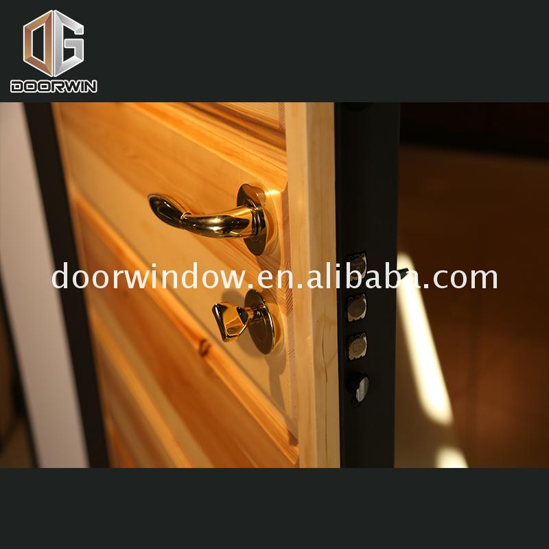 Sound proof door solid wood window and timber by Doorwin on Alibaba — product image 4