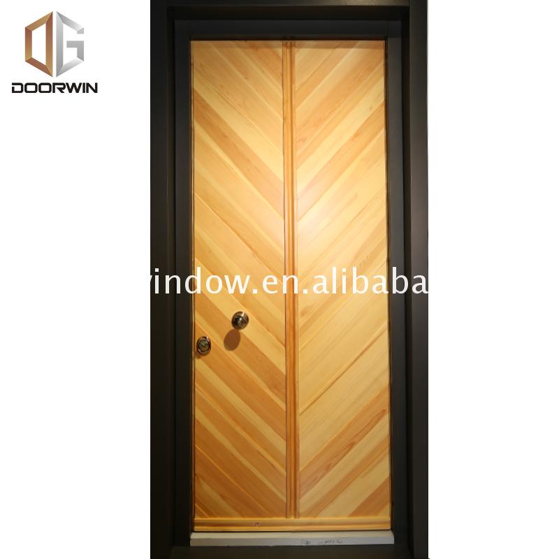 Sound proof door solid wood window and timber by Doorwin on Alibaba — product image 1