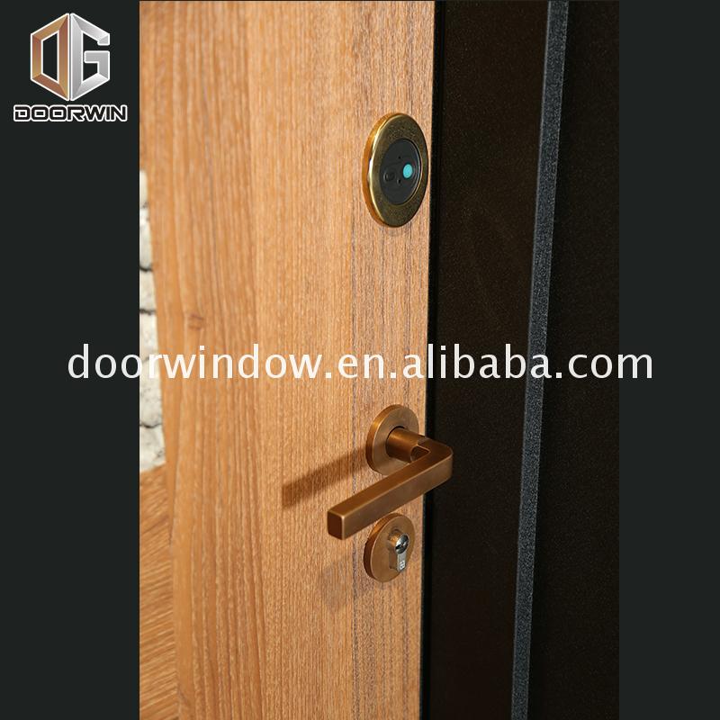 Sound proof door solid wood window and timber by Doorwin on Alibaba — product image 2