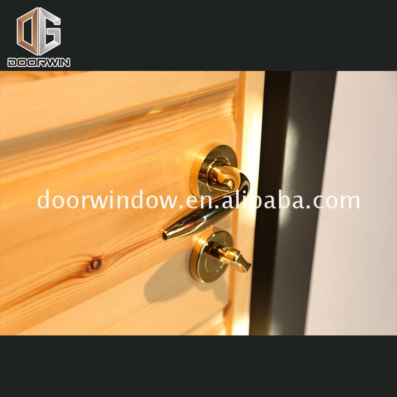 Sound proof door solid wood window and timber by Doorwin on Alibaba — product image 3
