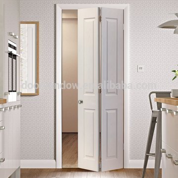 Sound Proof Sliding Folding Door With Carving white color teak pine oak closet doorsby Doorwin — product image 3