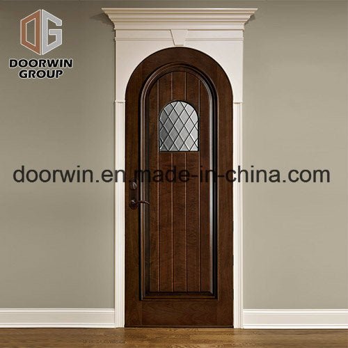 Soundproof Bedroom Solid Oak Wood Door with Arched Top Design - China Entry Door, French Entry Door — product image 0