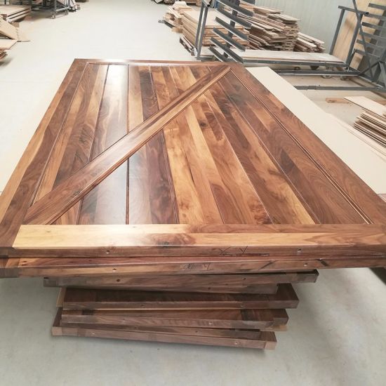 Soundproof Plank Panel Barn Door Interior Wooden Door for House - China Door, Barn Door - Doorwin Group Windows & Doors