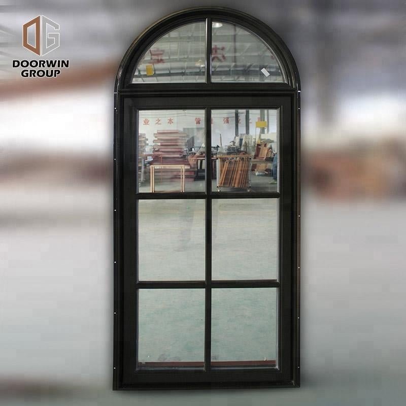 Special shape aluminum and wood crank open window round aluminium fixed windows by Doorwin on Alibaba — product image 3