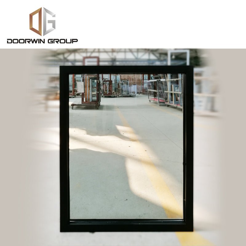 specialty shapes window-12 thermal break aluminum window with oak wood cladding — product image 2