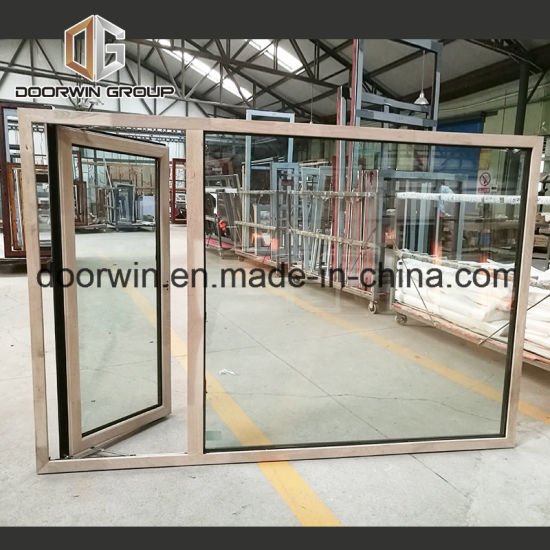 Standard American Style Wood Frame Aluminum Window, Thermal Break Aluminum with Interior Wood Cladding - China Casement Window, American Style Casement Window — product image 0