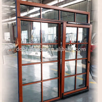 Super September Purchasing Solid oak wood clad thermal break aluminum glass partition door sliding door for villa by Doorwin — thumbnail 4