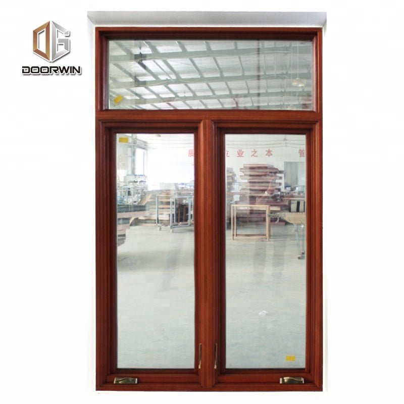 Super September Purchasing solid wood crank open window arch window design by Doorwin on Alibaba — product image 6
