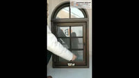 Super September Purchasing solid wood crank open window arch window design by Doorwin on Alibaba — thumbnail 2