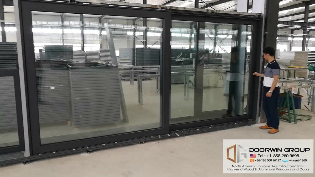 Super wide lift sliding door solid oak with exterior aluminum cladding sliding door system from China brandby Doorwin — product image 2