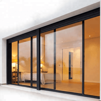 Super wide lift sliding door solid oak with exterior aluminum cladding sliding door system from China brandby Doorwin — thumbnail 1