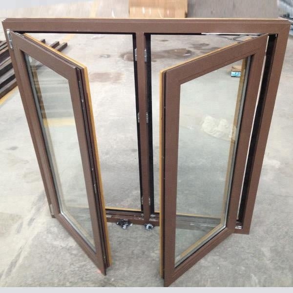 Teak wood main window designs French style open out windows by Doorwin on Alibaba - Doorwin Group Windows & Doors
