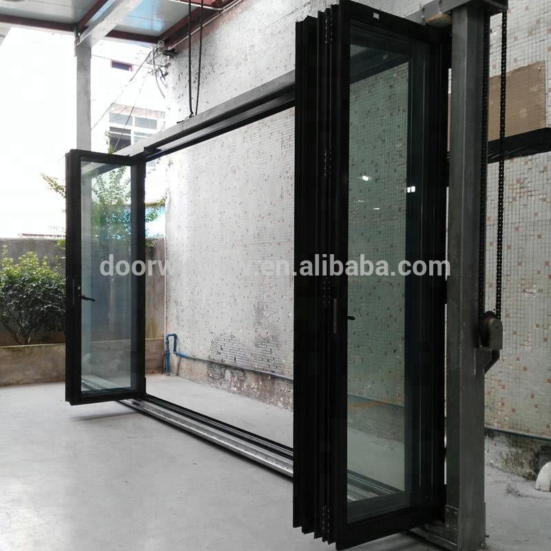 The newest bi-fold window with double glass glazing door hinge bi folding windows and doorsby Doorwin on Alibaba - Doorwin Group Windows & Doors