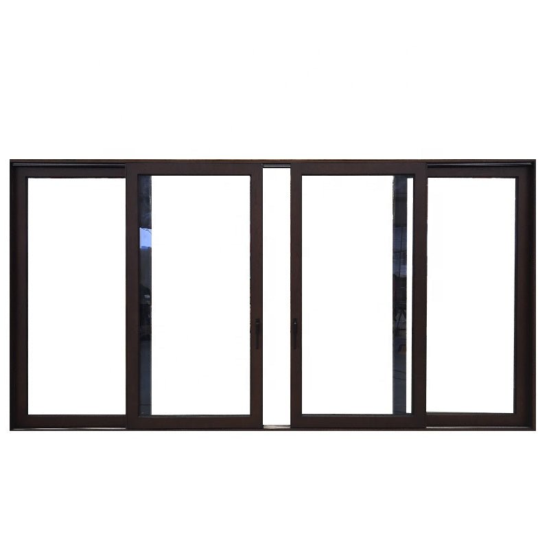 thermal break aluminum automatic black sliding doorby Doorwin — product image 1