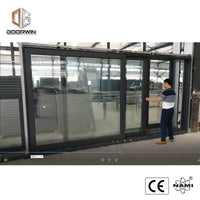 thermal break aluminum automatic black sliding doorby Doorwin — thumbnail 4