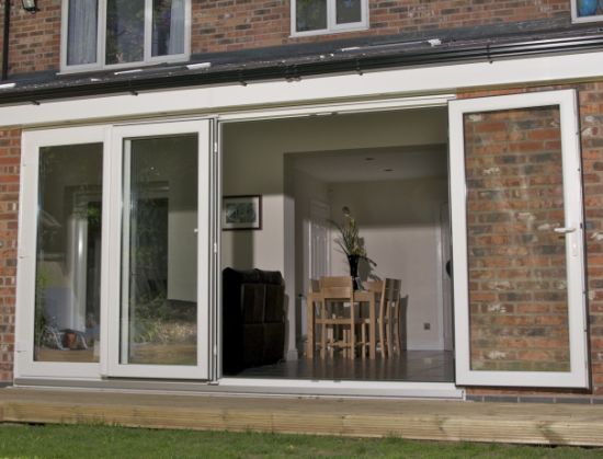 Thermal Break Aluminum Bifold Doors for Balcony - China bifold door, bifolding door — product image 0