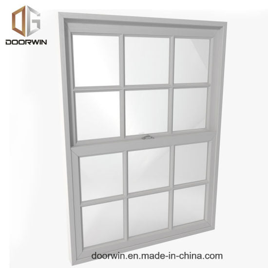Thermal Break Aluminum Single Hung Double Glass Window - China Aluminum Single Hung Window, Vertical Sliding Window — product image 0