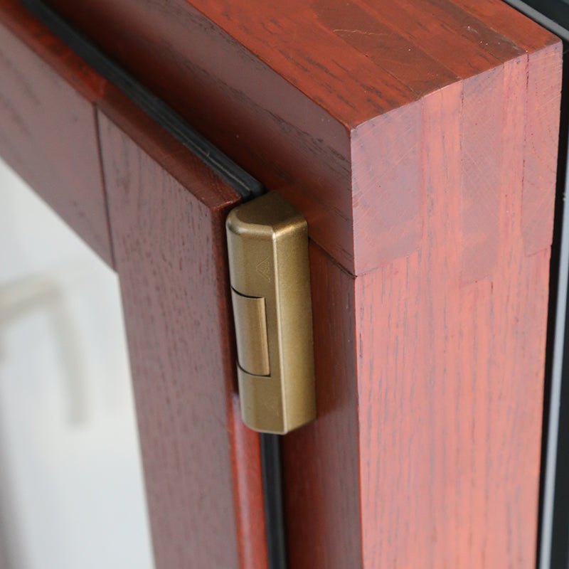 thermal break aluminum window with interior wenge wood clading — product image 7