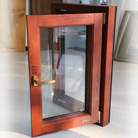 thermal break aluminum window with interior wenge wood clading — thumbnail 5