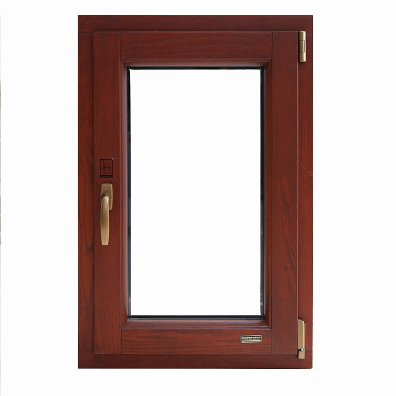 thermal break aluminum window with interior wenge wood clading — product image 2