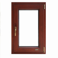 thermal break aluminum window with interior wenge wood clading — thumbnail 2