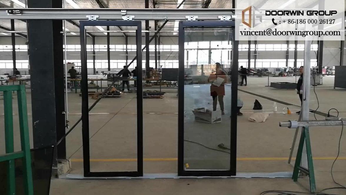 Thermal-break powder coated aluminum sliding window design shutter door by Doorwin on Alibaba - Doorwin Group Windows & Doors
