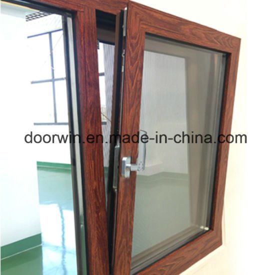 Tilt and Turn Thermal Break Aluminum Window Fitted with Coded Lock Handle - China Timber Wood, Timber Cladding — product image 0