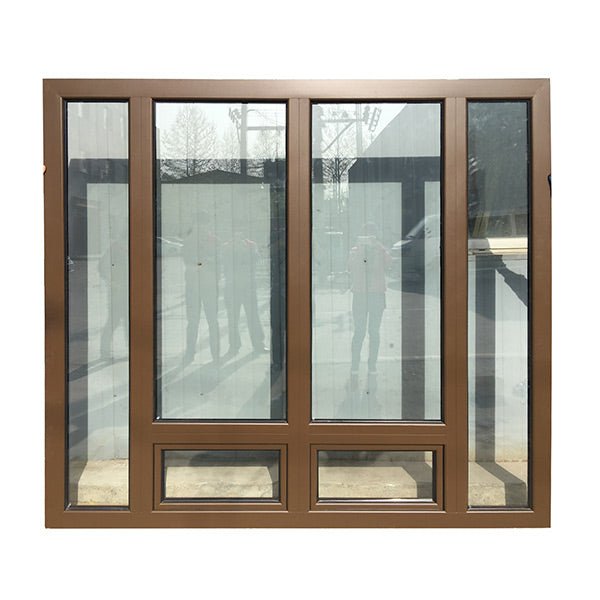 tilt turn window-06 CE certificate oak wood window with exterior aluminum cladding — product image 7