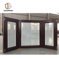 tilt turn window-09 bay bow window with built-in blinds shutter - Doorwin Group Windows & Doors