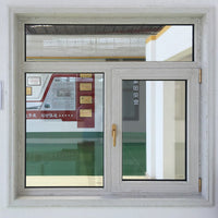 tilt turn window-aluminum window but looks like a wood window — thumbnail 1